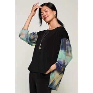 Lisa Bayne Echo Luca Top Size XXL